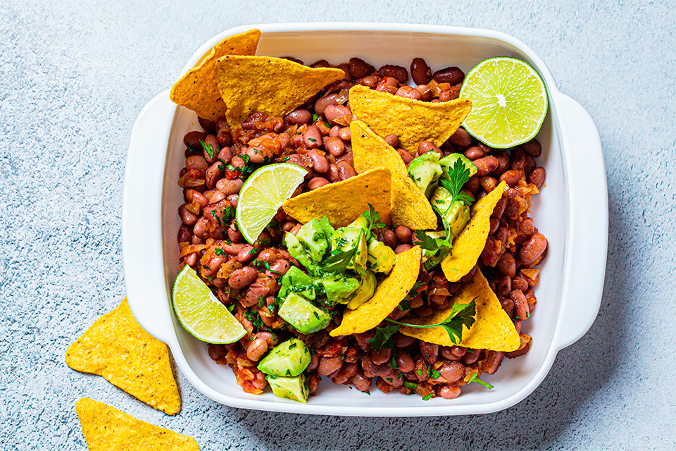 Easy Black Bean Nachos